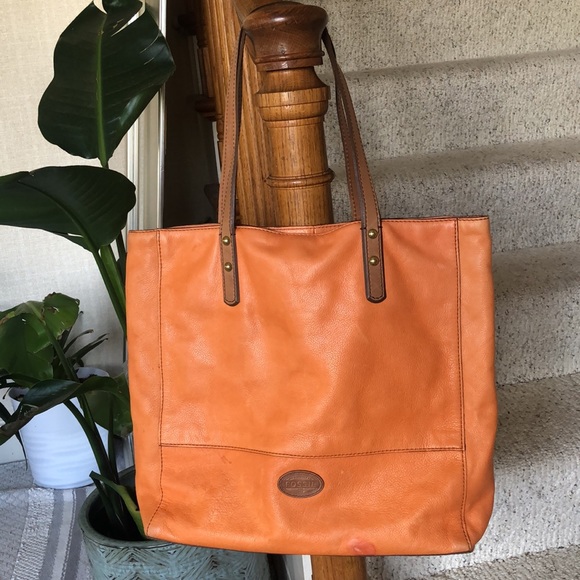 Fossil Bags Fossil Genuine Leather Bohemian Tote Bag Poshmark